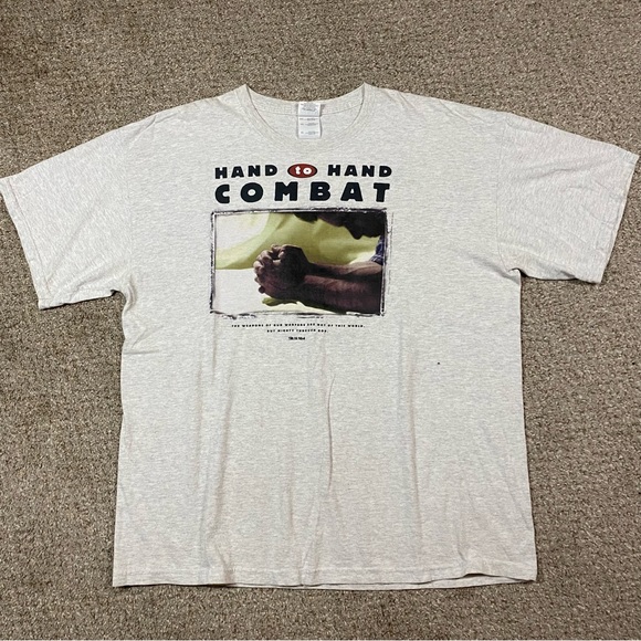 Gildan Other - Vintage Religious Praying T Shirt Hand to Hand Combat